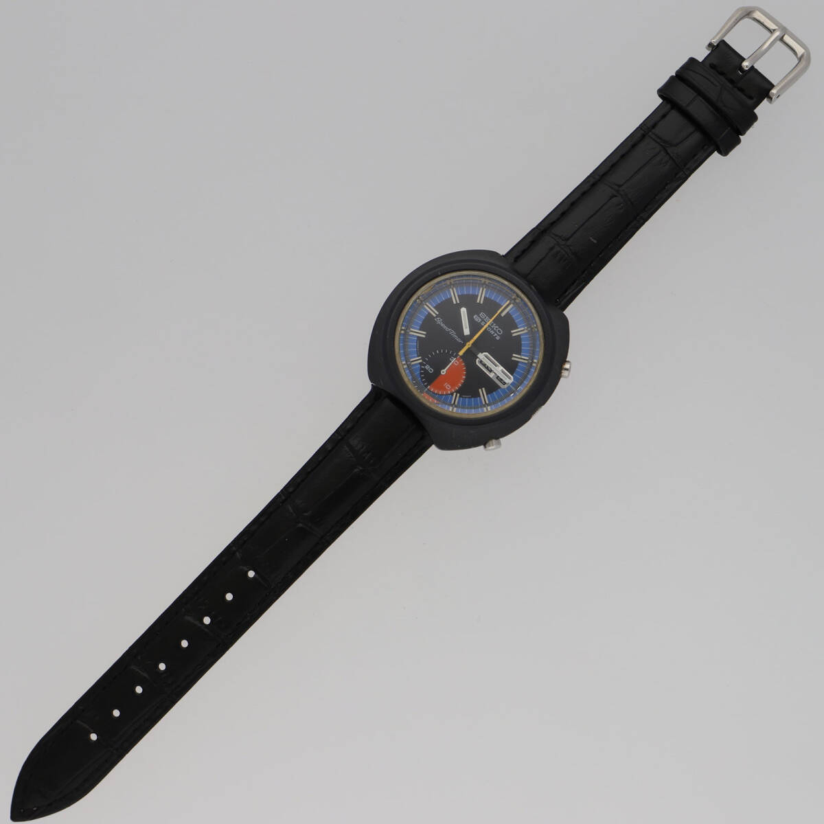 SEIKO セイコー 6139-8010 5スポーツ ブラックダイヤル SS/レザー 自動巻き メンズ 134569(その他)｜売買された ...