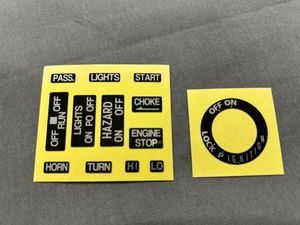 1JR RHO1J SR400 XS400 XS650 XS750 2H6 ハンドルスイッチラベル XJスイッチ ヤマハハン