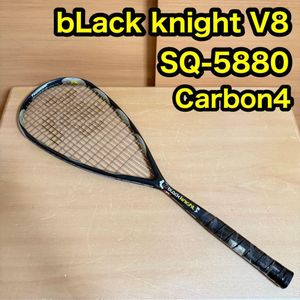 bLack knight ブラックナイト V8 SQ-5880 Carbon カーボン 4 スカッシュ ラケット