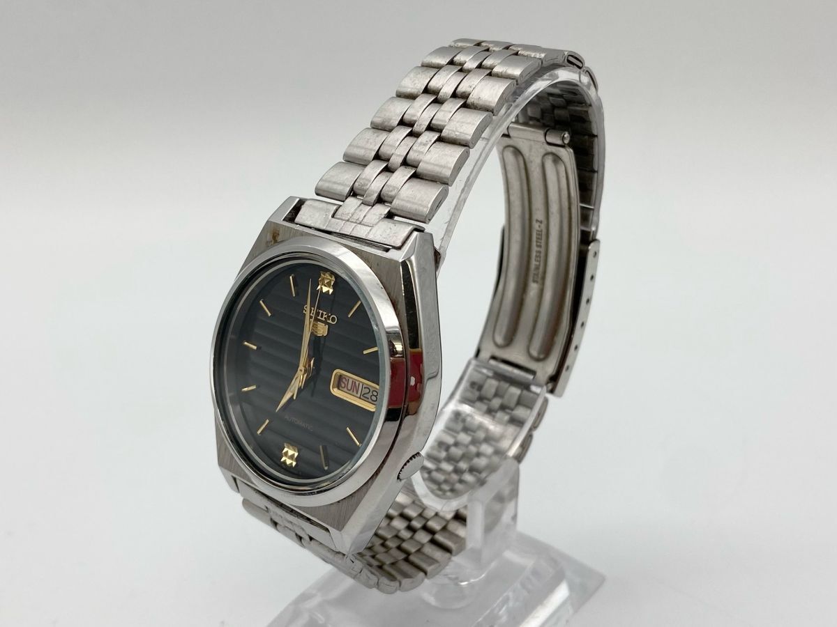 婀】稼働品 SEIKO 5 セイコー ファイブ 7009-876A 自動巻き デイデイト