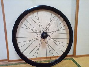 ディスクブレーキ フロントホイール 700C 鉄下駄