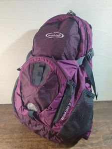 モンベル ガレナパック 20 パープル レインカバー内蔵 登山 バックパック
