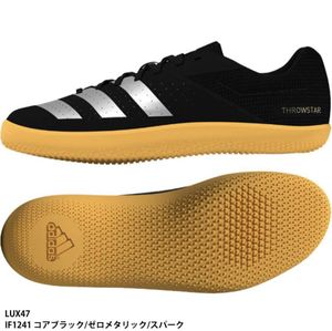 adidas アディダス THROWSTAR スロースター シューズ スパイク US7 25cm ブラック 砲丸