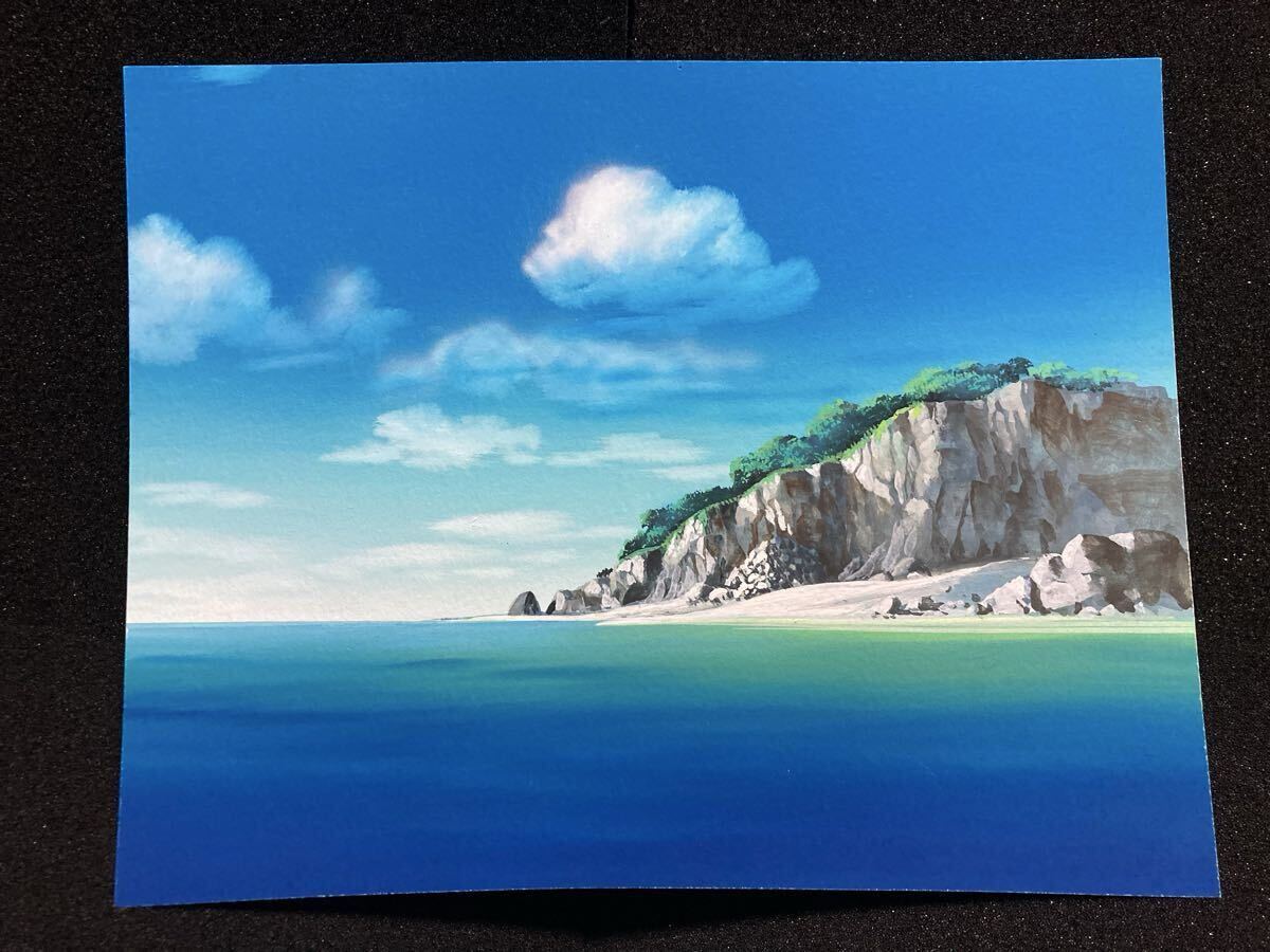 激レア 未来少年コナン 公式制作資料 1970年代アニメ 背景美術原画