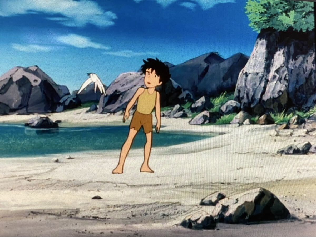 激レア 未来少年コナン 公式制作資料 1970年代アニメ 背景美術原画 
