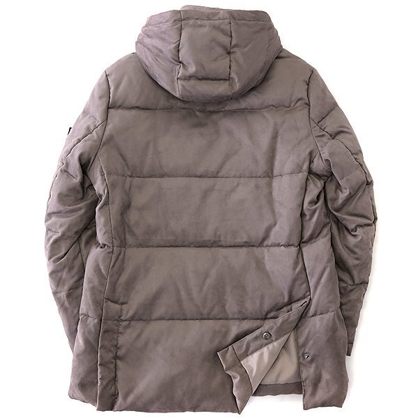 新品 ジーステージ エコスエード フーデッド 700FP ダウンコート 48(L 