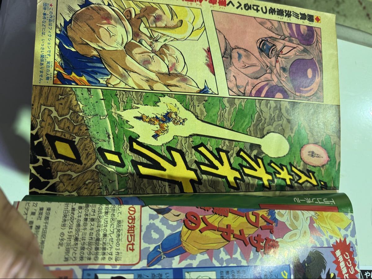 s1436 ドラゴンボール DRAGON BALL 表紙＆巻頭カラー掲載 週刊少年