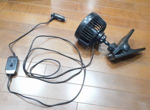 動作確認済み　カーファン　サーキュレーター　扇風機　車内換気