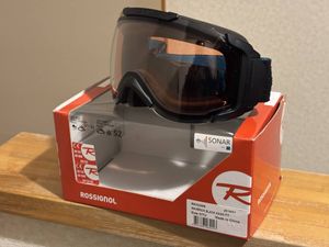 ゴーグル 良品中古♪ROSSIGNOL RKIG209 MAVERICK BLACK ASIAN FIT Size OUT ロシニョール