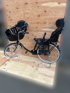 D159 子供乗せ自転車 自転車 FRACKERS 幼児座席 前後 ヘッドレスト チャイルドシート シ