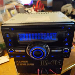 クラリオン　 2DIN　CD/MD CX211BK!