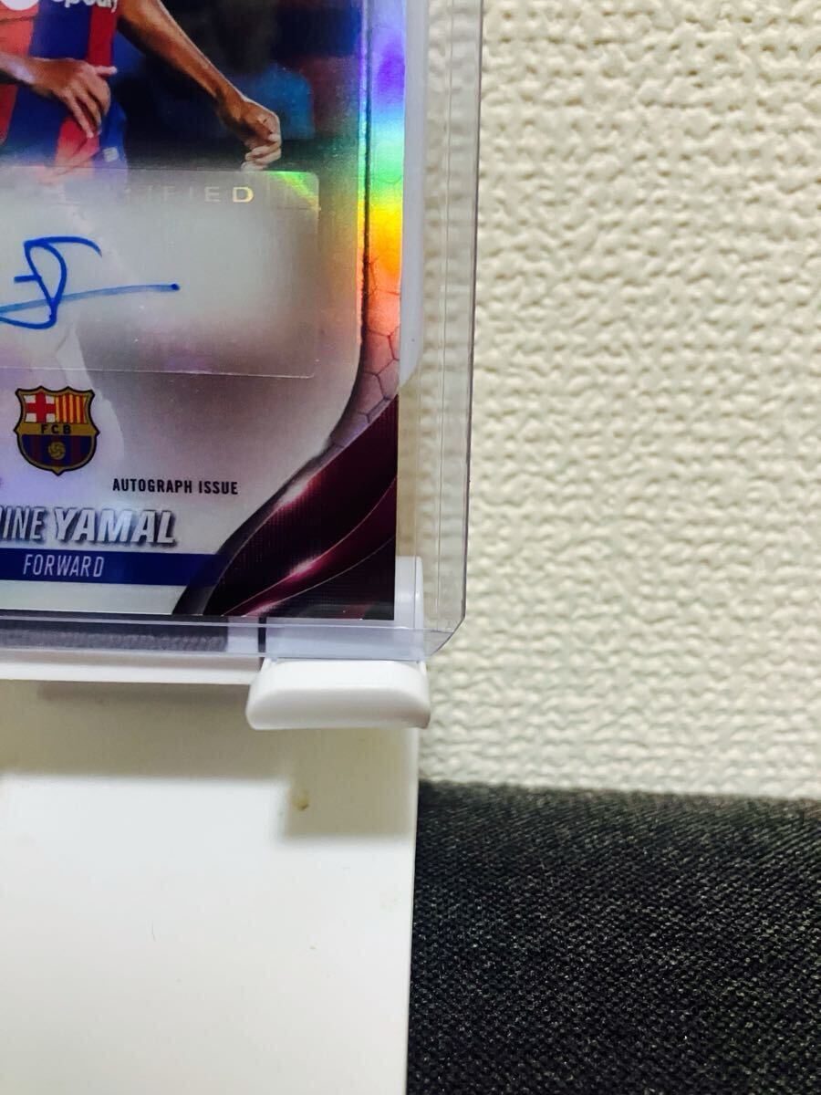 最終出品 ヤマル ルーキー LAMINE YAMAL Topps Chrome UEFA Club 