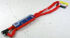 S●未使用品●自転車・鍵 『カギ式 チェーンロック』 ABUS/アブス 4804K/110 RED レッド