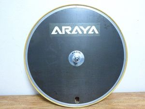 ▲アラヤ　ロード用　リアDISKホイール　サンツアー　SUPERBEハブ　700C　チューブラー仕