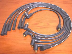 L6L型用MSDプラグコード黒新品-S30ZハコスカS130Zケンメリ等に!!　L20/L24/L28プラグワイ