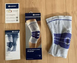 ②Bauerfeind バウアーファインド ゲニュTrain サイズ2 Titan 膝サポーター ゲニュトレイ