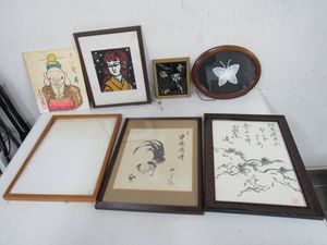 滝平二郎 ねこやなぎ 木版画 額装 茨木県出身 日本美術会委員 w240294