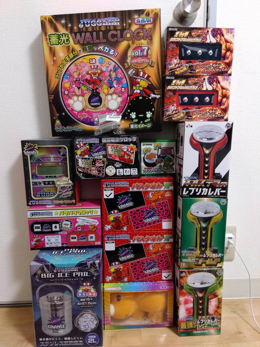 JUGGLER 北斗の拳 パチンコグッズ15点 まとめ売り レバブル ゴーゴー