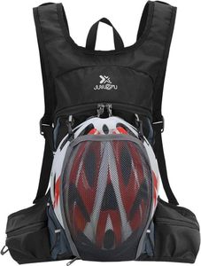 超軽量 ランニングバッグ サイクリングバッグ　 光反射 通気 防水 ブラック