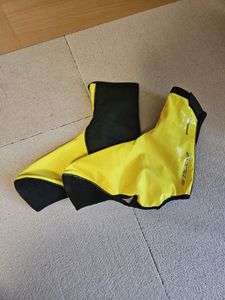 シマノ S1100R H2O シューズカバー Lサイズ イエロー 裏起毛 サイクリング SPD-SL