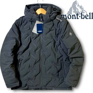 新品 mont-bell モンベル 定5.4万 撥水防風防寒保温 圧着加工 高機能中綿 2wayフード エ