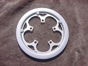 SUGINO Chain ring & double resin chain guard set 53T/110PCD 新品未使用