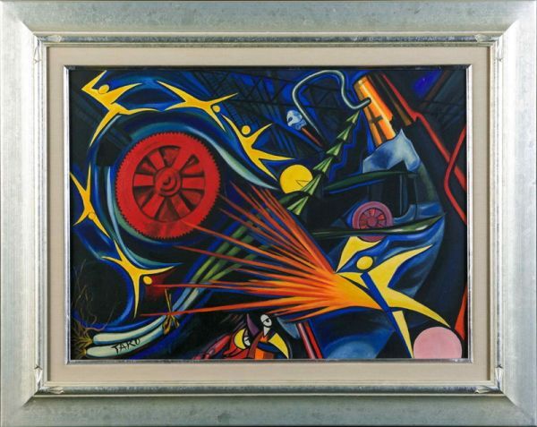 岡本太郎 油彩の値段と価格推移は？｜3件の売買データから岡本太郎