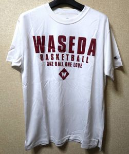 チャンピオン　早稲田大学　バスケットボール部　Tシャツ　M　練習着　　早大