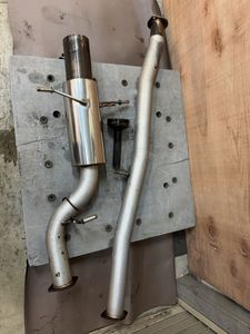 インプレッサ GDB STI Ｇ型 社外 砲弾マフラー インナーサイレンサーセット