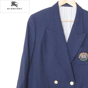 バーバリープローサムBurberry's PRORSUM■ウールジャケット ダブルブレザー 金ボタン C-