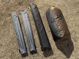 NEMO ヘキサライト LE 6P HEXALITE LE オプション多数 二股 追加ポール ほぼ新品 ニーモ