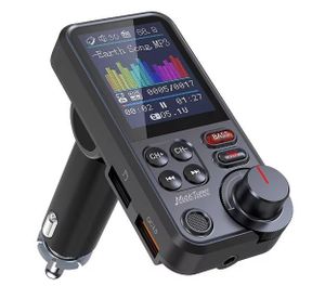 FMトランスミッター BT93 カーラジオとスマホを接続　Bluetooth5.0 7種類EQ設定可能 QC3.