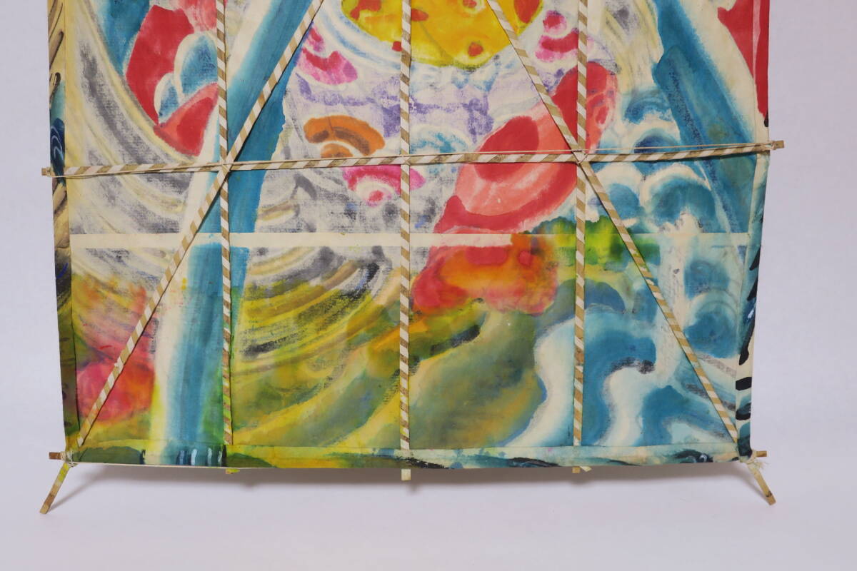 浮世絵風 武凧？かなりの高価値あり 浮世絵風 武凧？かなりの高価値あり