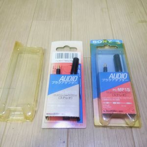 未使用品　SONY　プラグアダプタ‐　PC-MP1S　ステレオミニジャックマイクロプラグ　変換