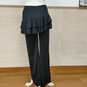 スカート付パンツ黒