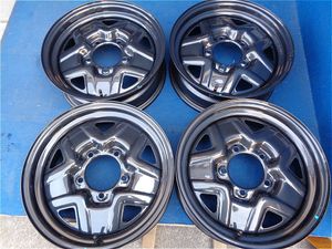 【送料込み】(No.A) ★ スズキ 純正 ★ JB64W ジムニー ★ 5.5J/+22　PCD 139.7 ★ スチ