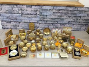 1＃W/D91T 金杯 金盃 盃 酒器 金メッキ 置物 まとめ 24KGP刻印 他 約20