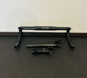 1円スタートフィジーク/fizik カーボンCYRANOシリーズ　ハンドル/ステム/シートポスト3点