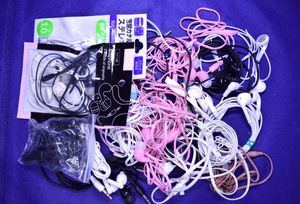 ジャンク Apple、SONY、その他メーカー、未開封有線イヤホン