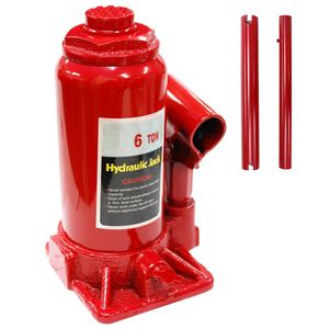【送料無料】6t 油圧ジャッキ ダルマジャッキ ボトルジャッキ 車 タイヤ オイル 交換 整
