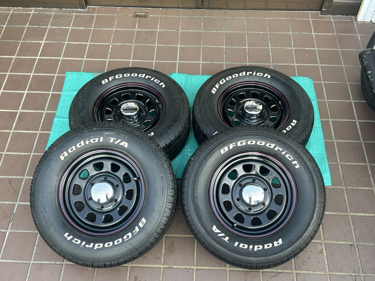 ハイエース デイトナホイール 15インチ 6.5J タイヤホイールセット 
