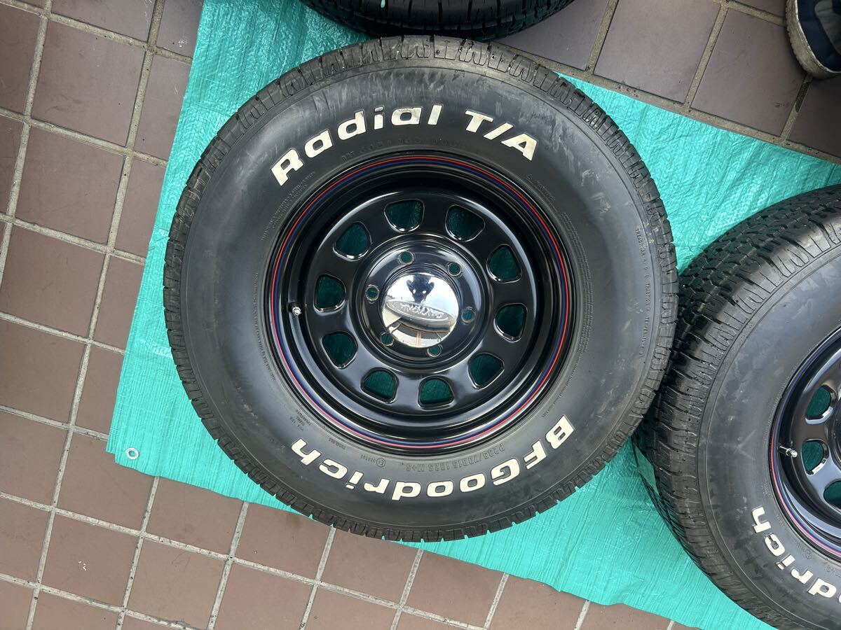 ハイエース デイトナホイール 15インチ 6.5J タイヤホイールセット 