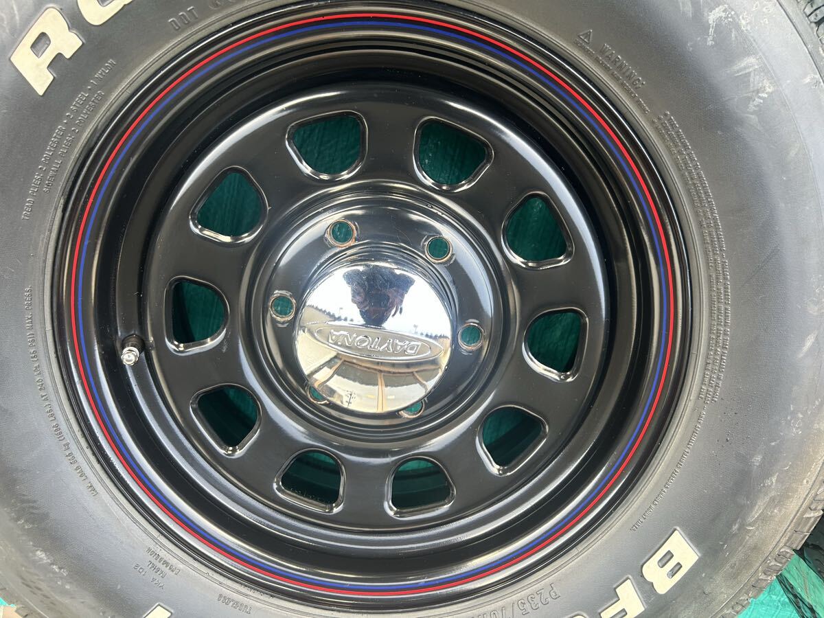 ハイエース デイトナホイール 15インチ 6.5J タイヤホイールセット 