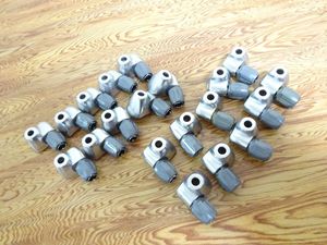 ▲使用感少ない　シマノ　左右受けセット　10ペア　年式古い▲980　　