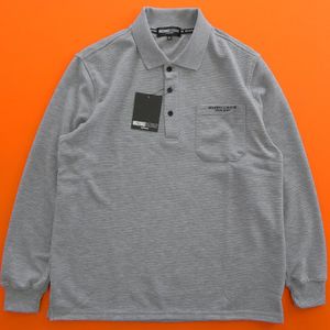 新品 ミチコロンドン 25秋冬 裏起毛 ポロシャツ グレー【ml7w-r250_GA_M】 MICHIKO LONDO
