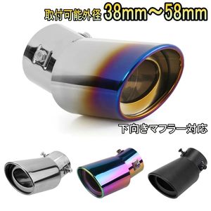 ダイハツ アトレー S700V S700W S710V S710W マフラーカッター ステンレス 選べる4タイプ