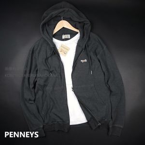 新品 ■ PENNEYS ペニーズ THE FOX ワンポイント刺繍 ヴィンテージ加工 ヘビーワッフル