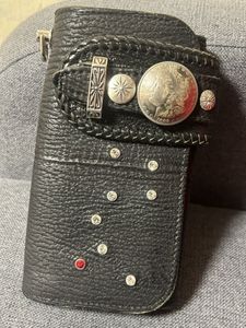 ALZUNI シャーク バイカーズウォレット 長財布 本革 アルズニ レザー