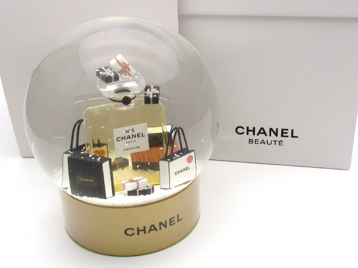 CHANEL 2021年 ノベルティ 非売品 スノードーム 箱付き インテリア