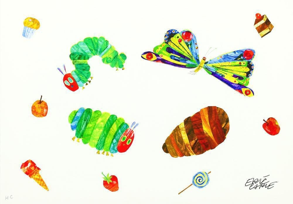 真作】【WISH】エリック・カール Eric Carle ◇絵本人気代表作品